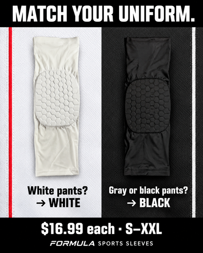Sliding Knee Sleeve with FlexCell Pad – Lightweight Compression Knee Protection for Baseball & Softball